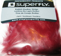 ������ �������� 3-4 ��. (�����) zonker strips claret Super Fly
